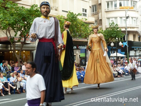 Hogueras de San Juan, Alicante.